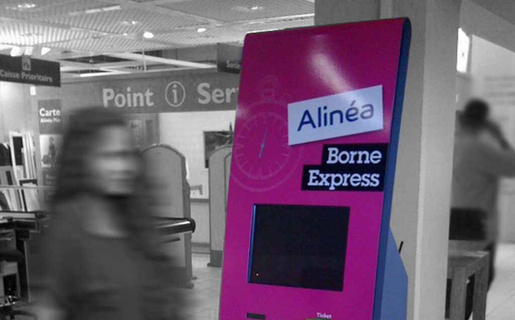 Borne Alinea, un totem interactif aux 3 fonctions
